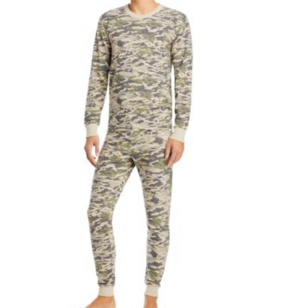 Honeydew Men's Brushed Jersey‎ Camo Pajama Set Size S